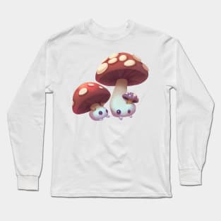 Couple of Cute Mushrooms Long Sleeve T-Shirt